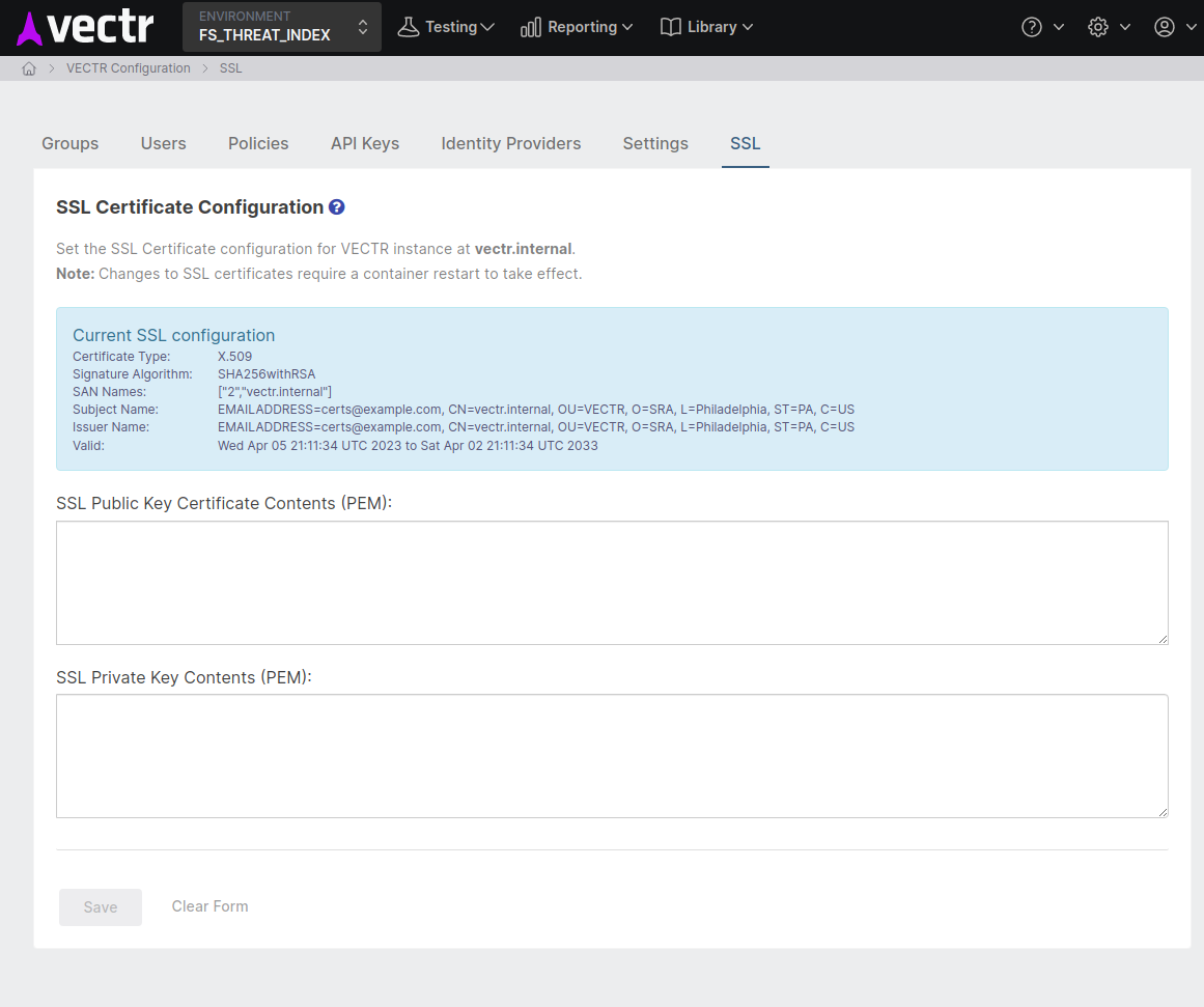 SSL Configuration